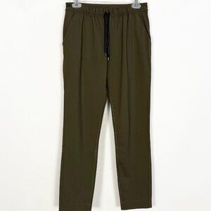 lululemon athletica Ankle 7/8 Olive Green Pants - 4